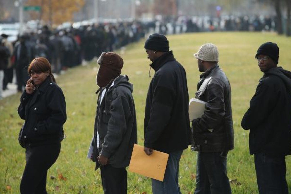 High US unemployment has been exacerbated by homeowners being deeply in debt and owing more than their homes are worth. Photo: AFP