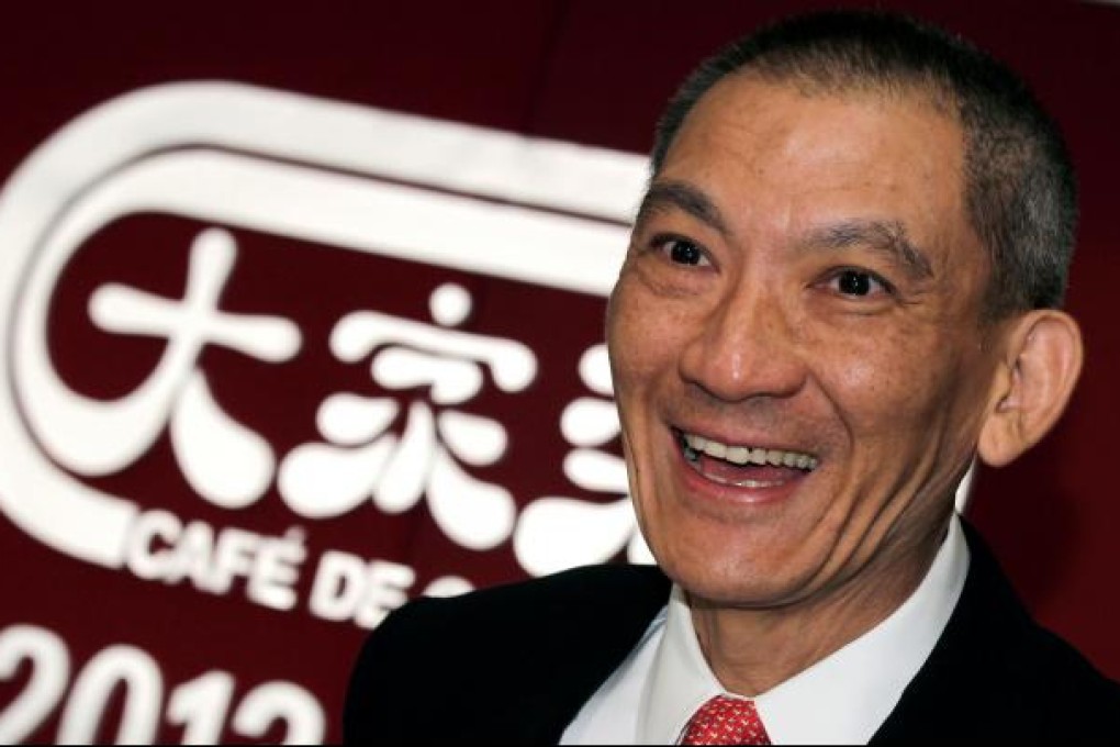 Sunny Lo, chief executive of Cafe de Coral, says the company fully supports the government's plan to raise minimum wages. Photo: Dickson Lee