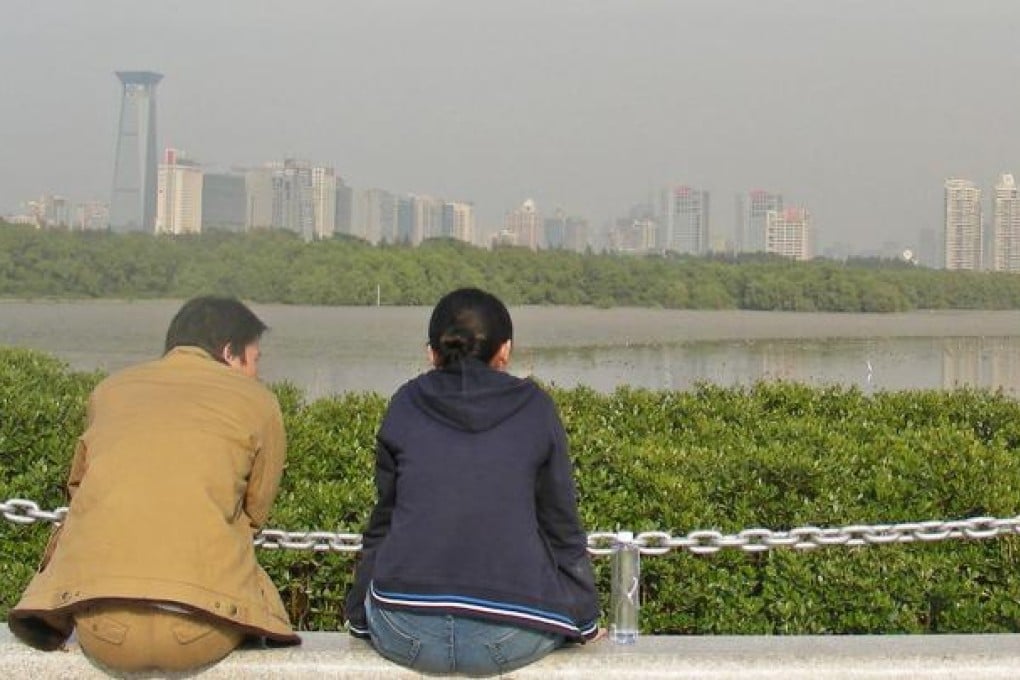 Shenzhen has just 130 hectares of mangrove forest, compared with more than 530 hectares in the early 1980s. Photo: Chow Chung-yan