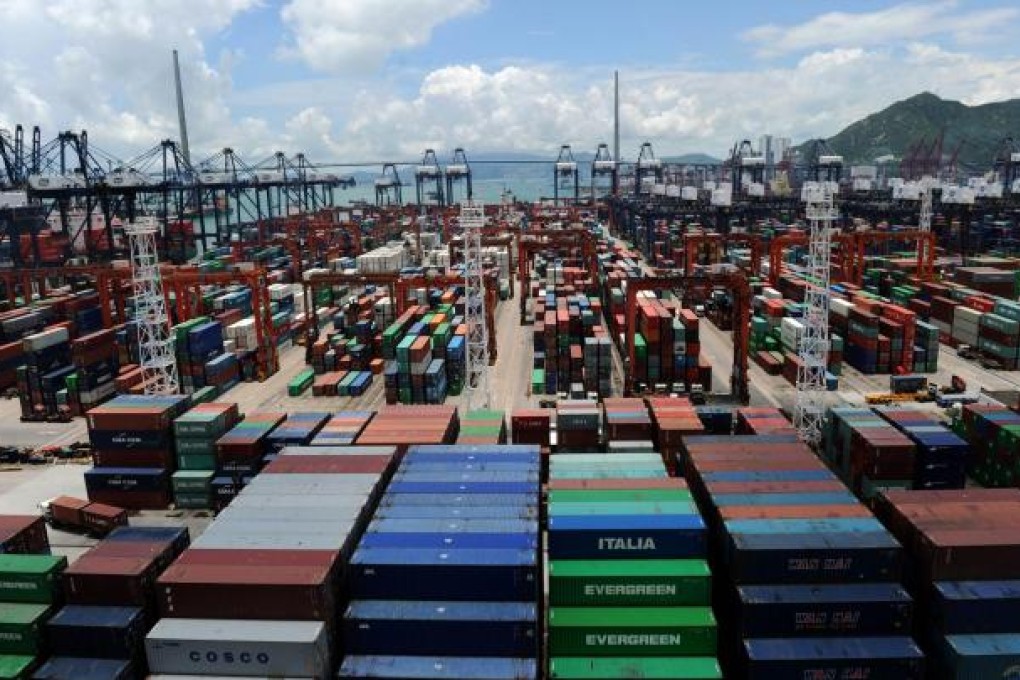 Hong Kong's port may be overtaken by Shenzhen. Photo: AFP