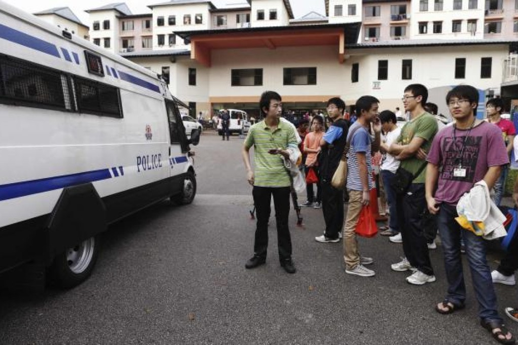 Chinese drivers at their dormitory. Photo: Reuters