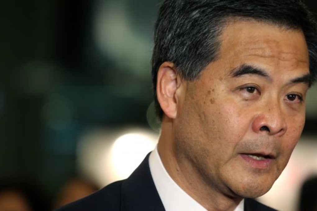 Chief Executive Leung Chun-ying has not been given a chance to do his job. Photo: Felix Wong