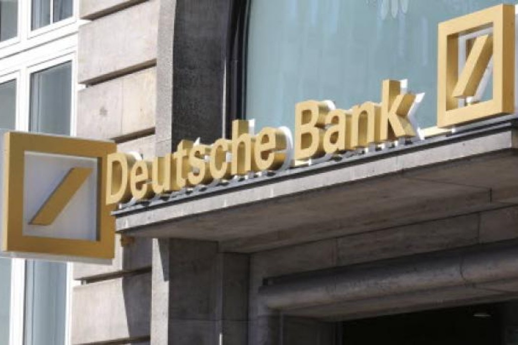 Deutsche Bank branch in Frankfurt. Photo: Bloomberg