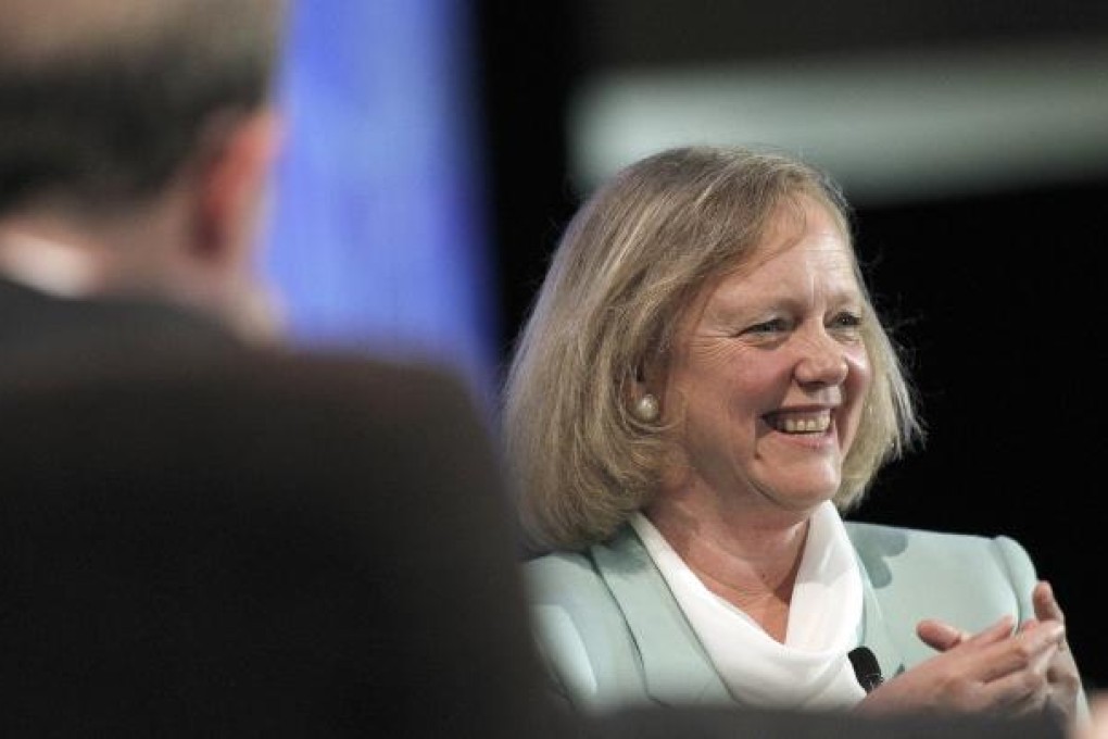 Meg Whitman, chief executive of Hewlett-Packard and one of America's richest woman. Photo: Bloomberg