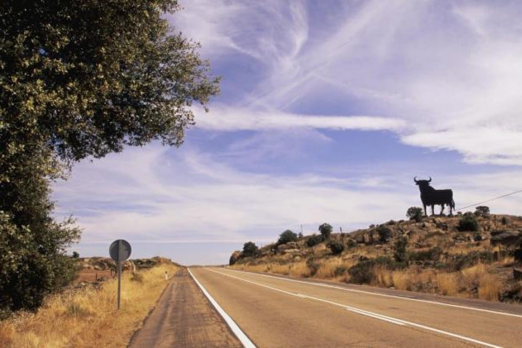 The road from Trujillo to Zafra.