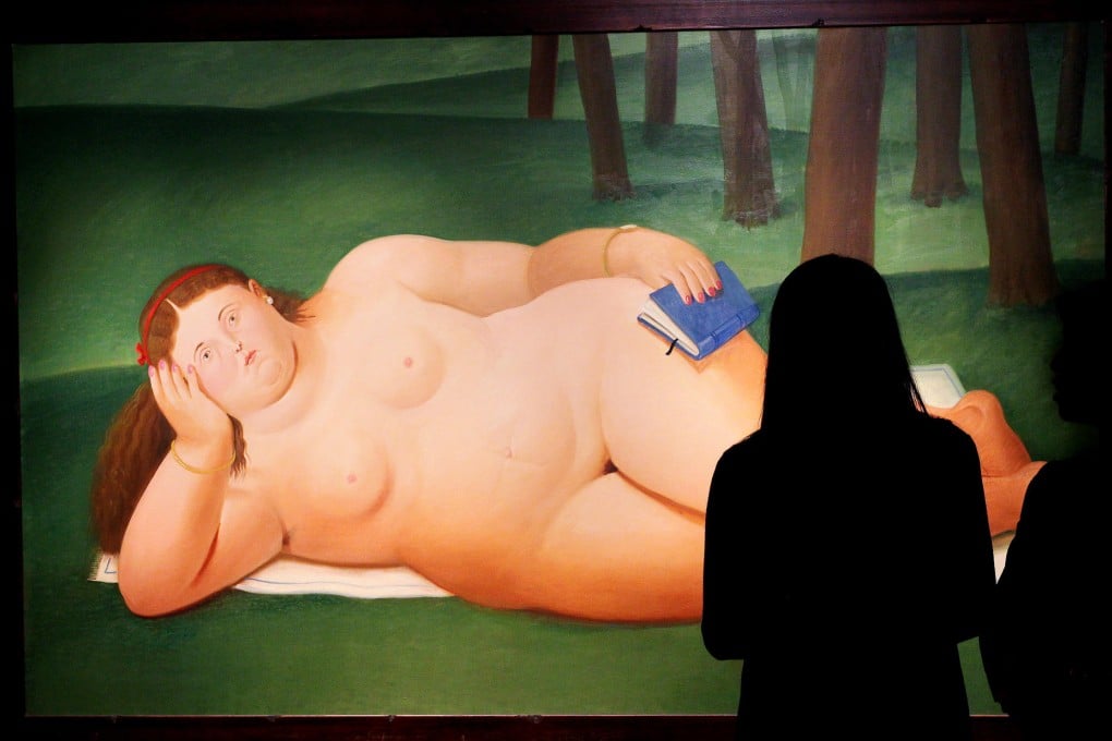 Reclining Nude with Book, by Fernando Botero. Photo: SCMP