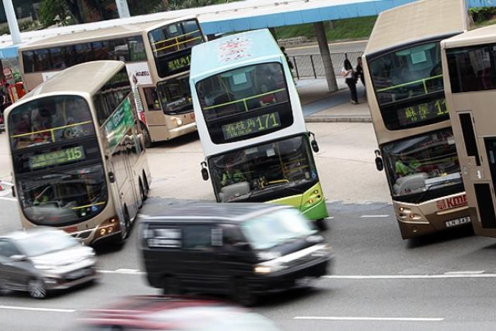 A Kowloon Motor Bus station in Hung Hom. Photo: David Wong