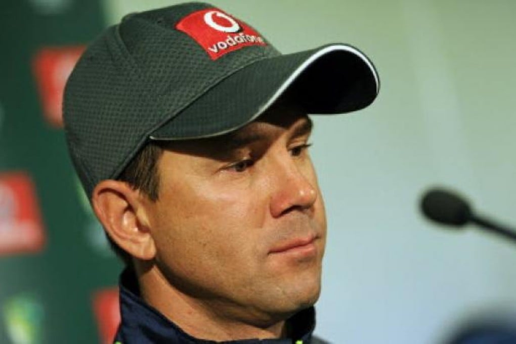 Ricky Ponting announces his retirement on Wednesday. Photo: AFP