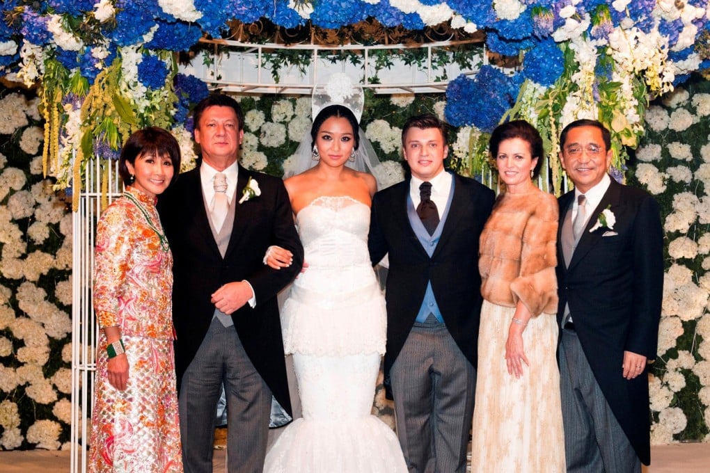 Amy Chou, Nikolai Klyucharev, Veronica Chou, Evgeny and Elena Klyucharev and Silas Chou.