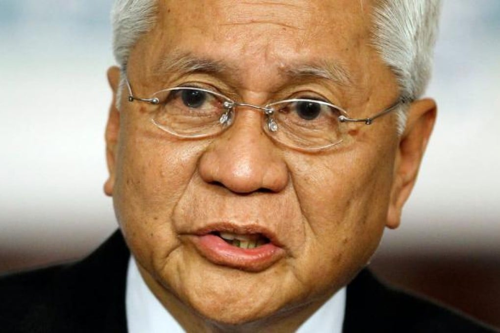 Philippine Foreign Affairs Secretary Albert del Rosario. Photo: AFP