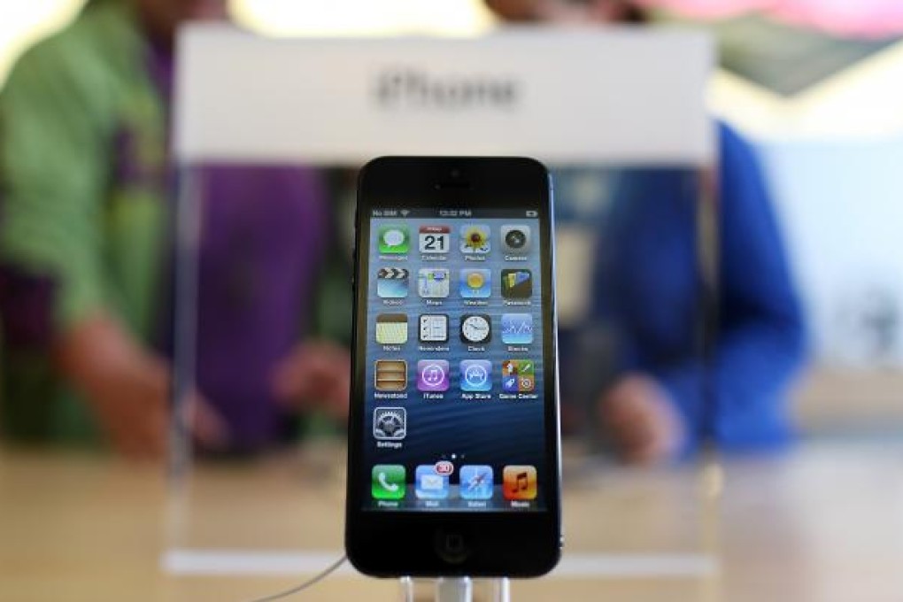 A new iPhone 5. Photo: AFP