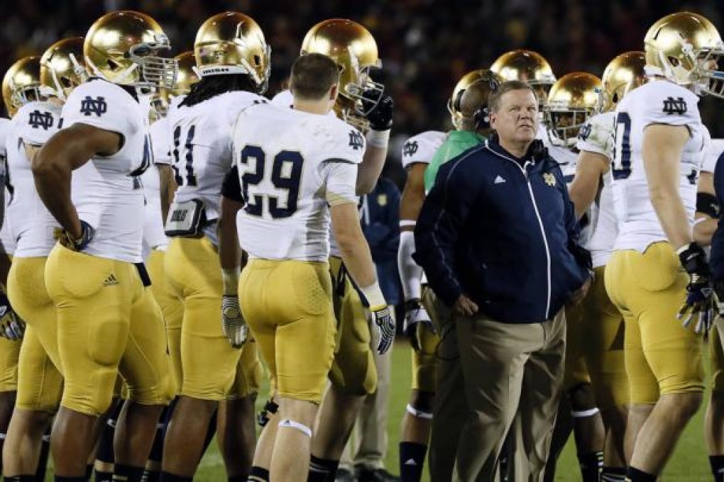 Notre Dame Fighting Irish. Photo: Reuters