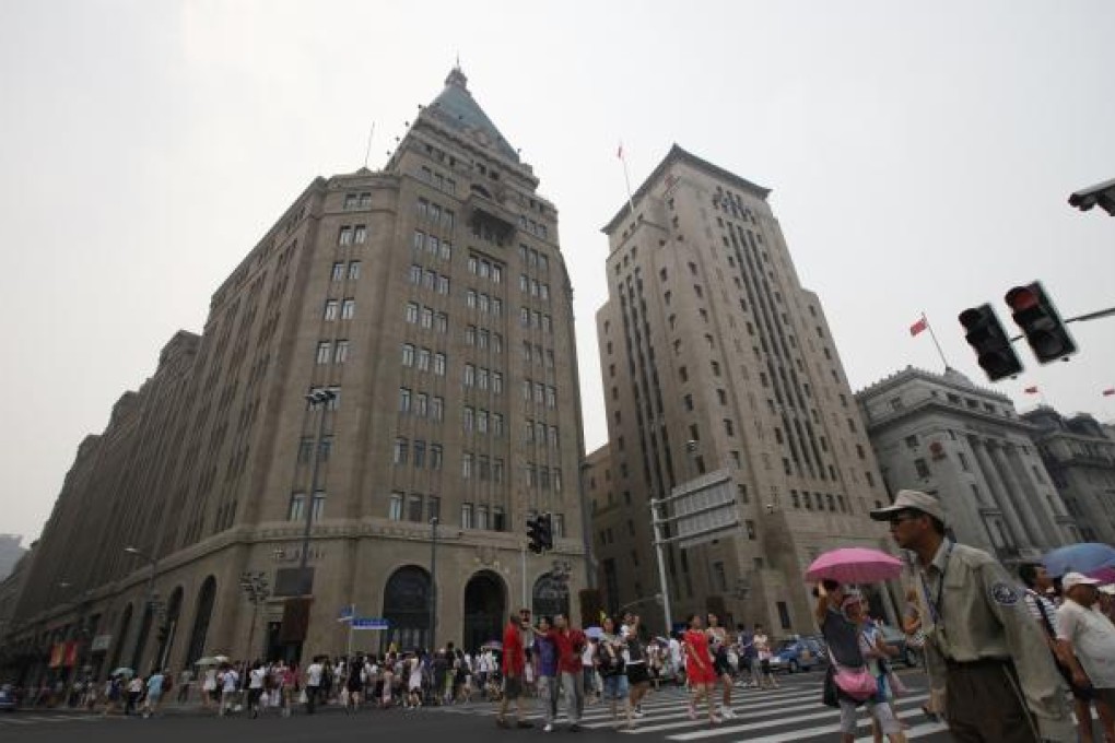The Fairmont Peace Hotel in Shanghai. Photo: AP