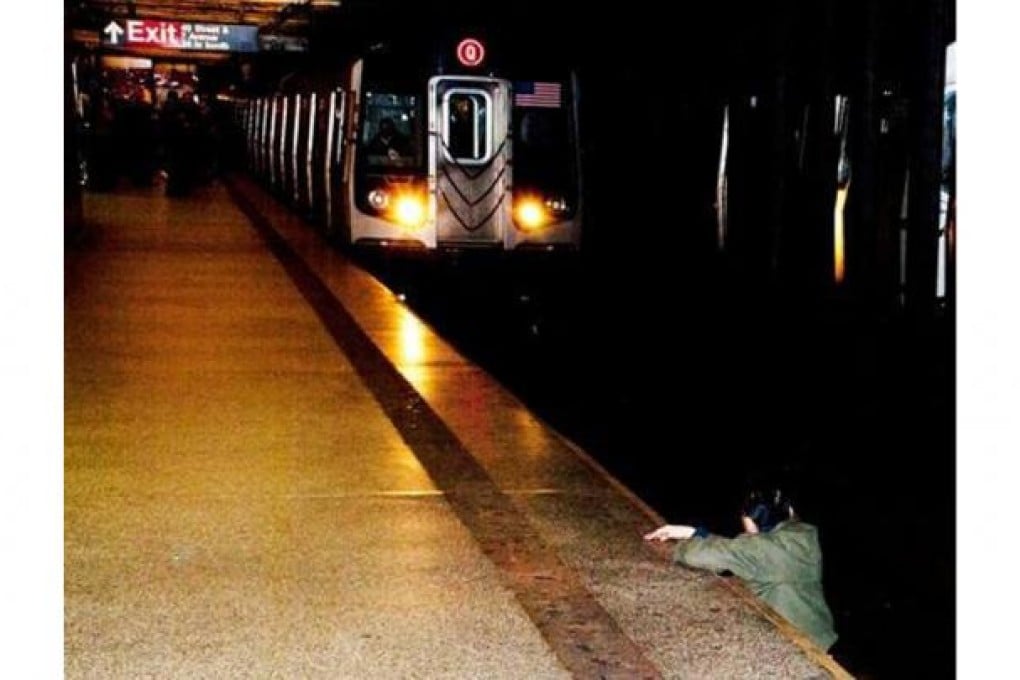 The controversial front page picture of the New York Post. Photo: SCMP