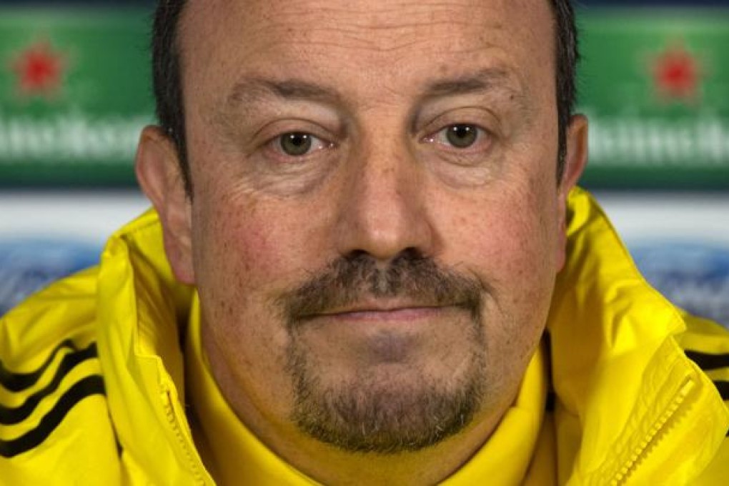 Chelsea's interim head coach Rafael Benitez. Photo: AP