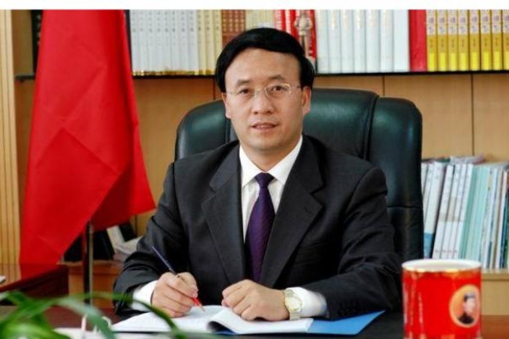 Yuan Zhanting, the mayor of Lanzhou, is being investigated over the luxury watches he owns. Photo: Screenshot from Sina Weibo.