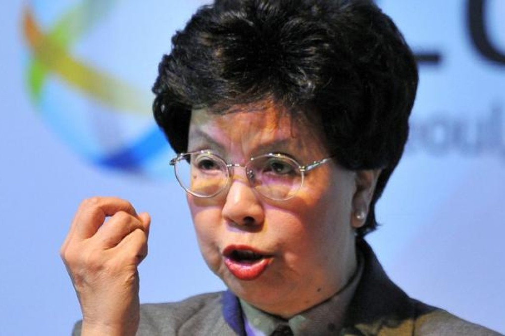 Margaret Chan, the WHO director general, is ranked 58th.