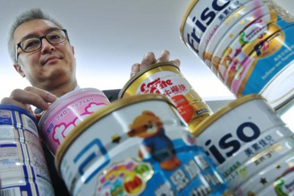 Ho Pui-him appeals to parents to be cautious of the beneficial claims of formula milk for their infants and young children that might have been exaggerated and misleading. Photo: K.Y. Cheng