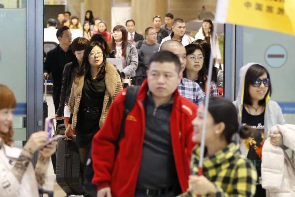 Mainland Chinese travellers spent US$73 billion last year, up 32 per cent from 2010, with growth running at similar levels this year.