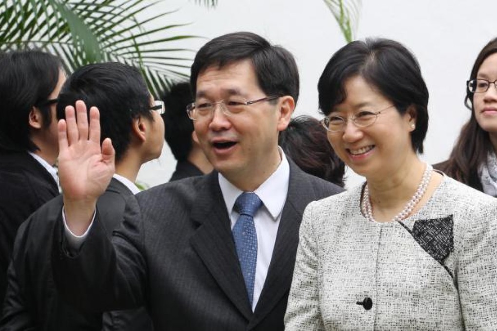 Stephen Lam and his wife, Florence Ip Mo-fee. Photo: Nora Tam