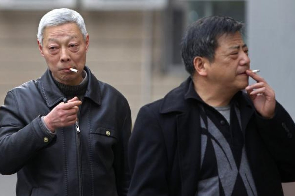Smoking kills an estimated 1.2 million mainlanders each year. Photo: Reuters