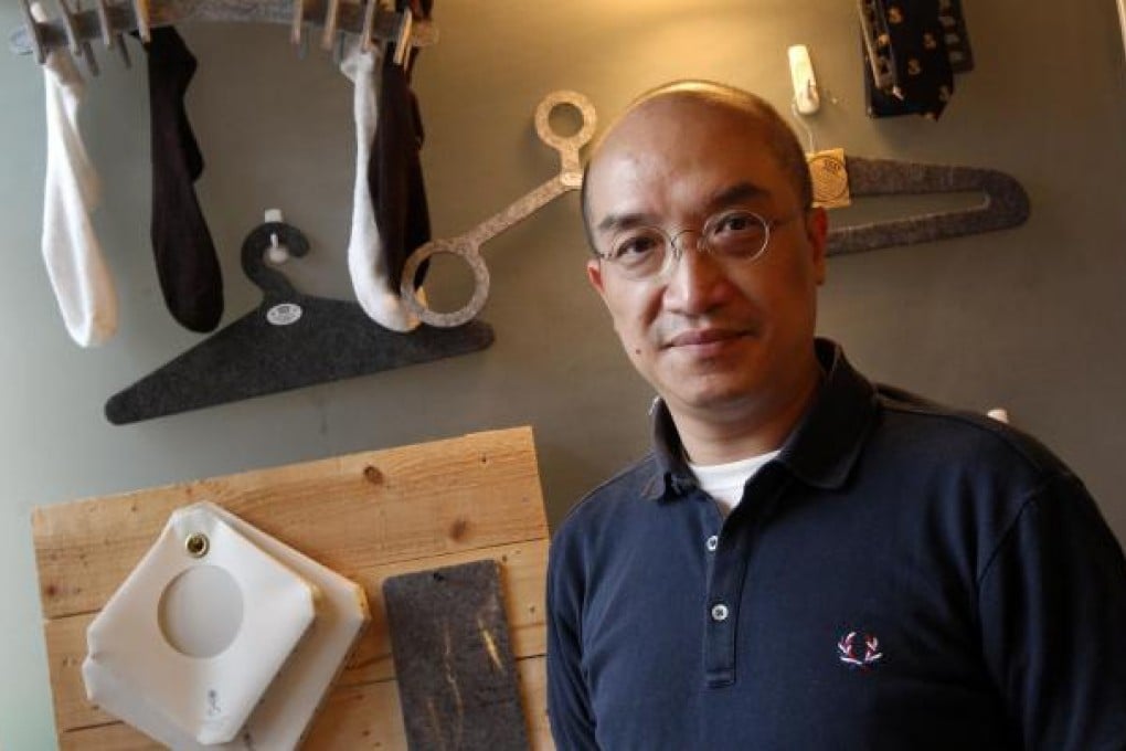 Gewah Lam's OOObject line creatively reuses waste such as fruit and coal ashes. Photo: K.Y. Cheng