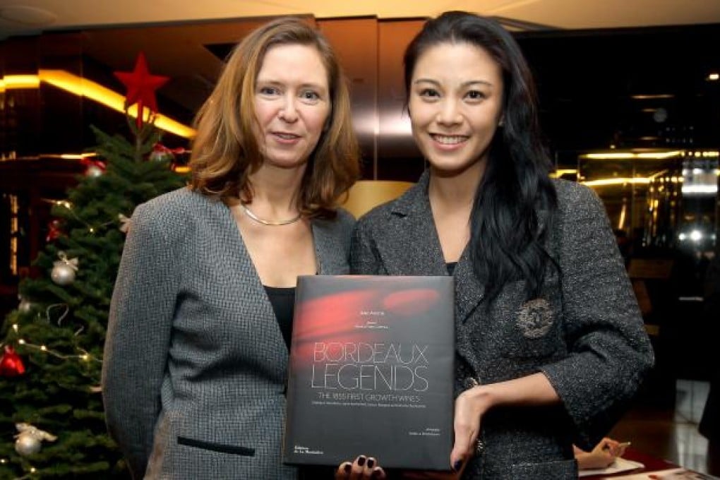 Jane Anson and Bernice Liu at the tasting. Photo: K.Y. Cheng