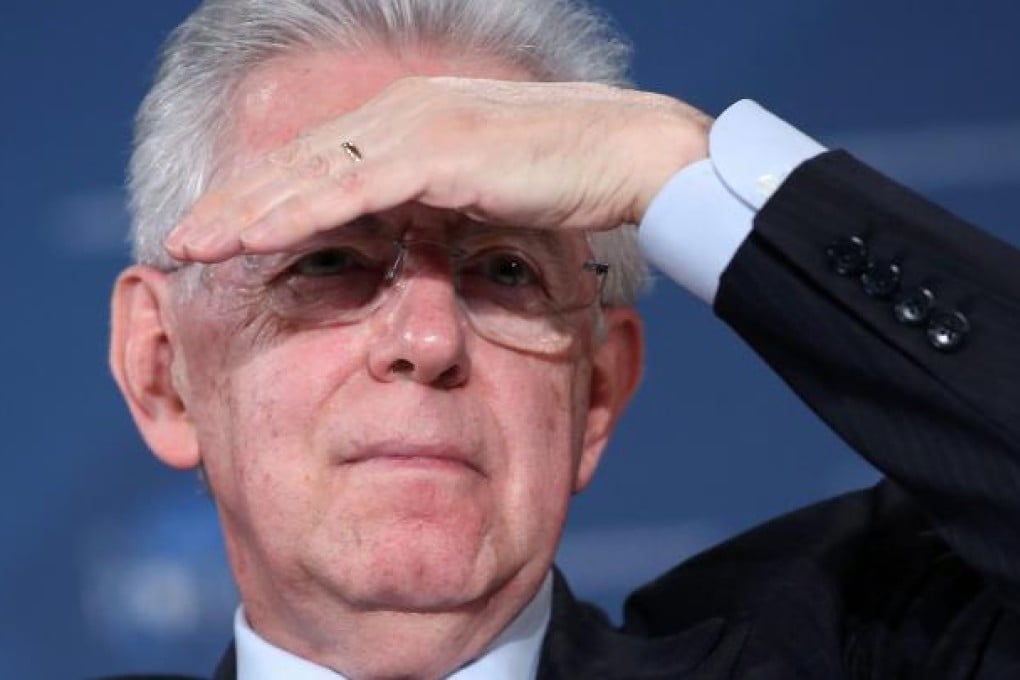 Italian Prime Minister Mario Monti