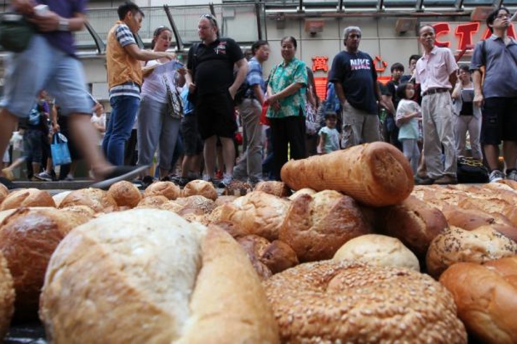 Charity organisation Foodlink collects waste food to give to poor families. Photo: Nora Tam