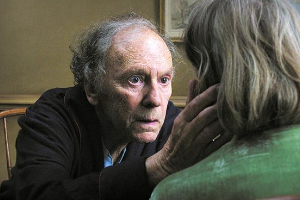 Jean-Louis Trintignant in a scene from the Austrian film 'Amour'. Photo: AP