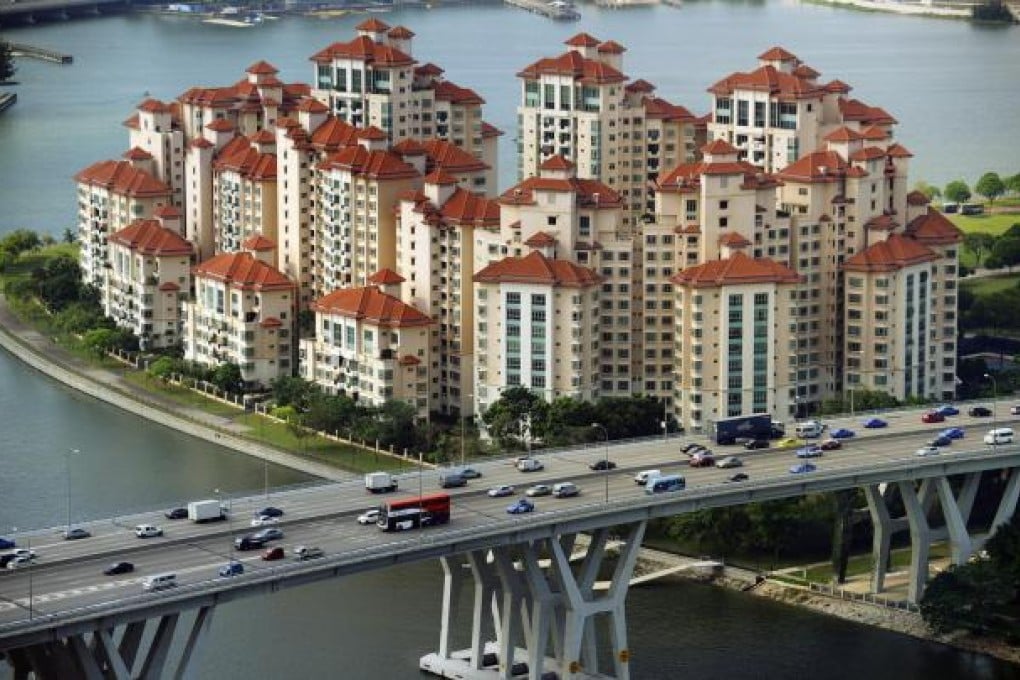 Prices of homes in Singapore have climbed to record levels.