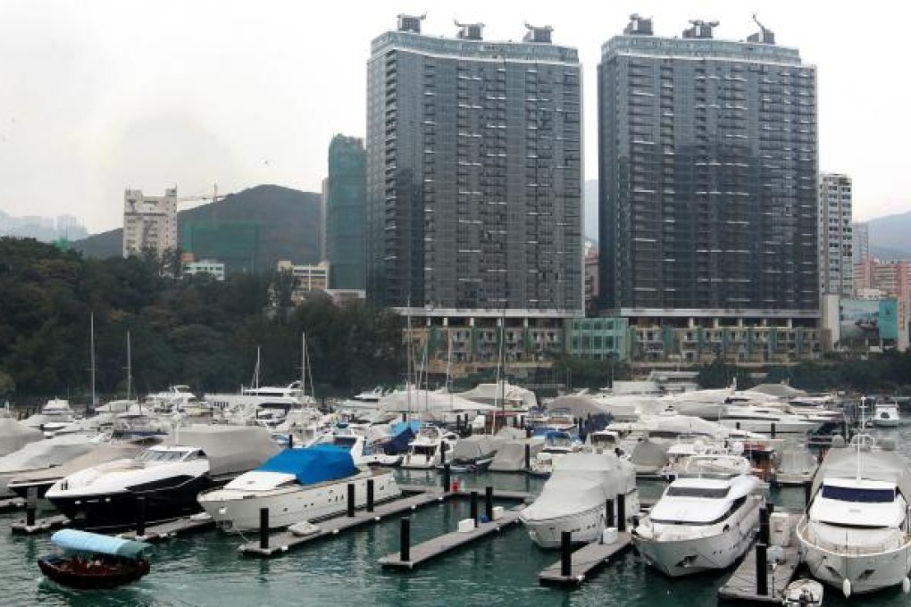 The new stamp duty is affecting sales at Marinella, a luxury residential project. Photo: Nora Tam