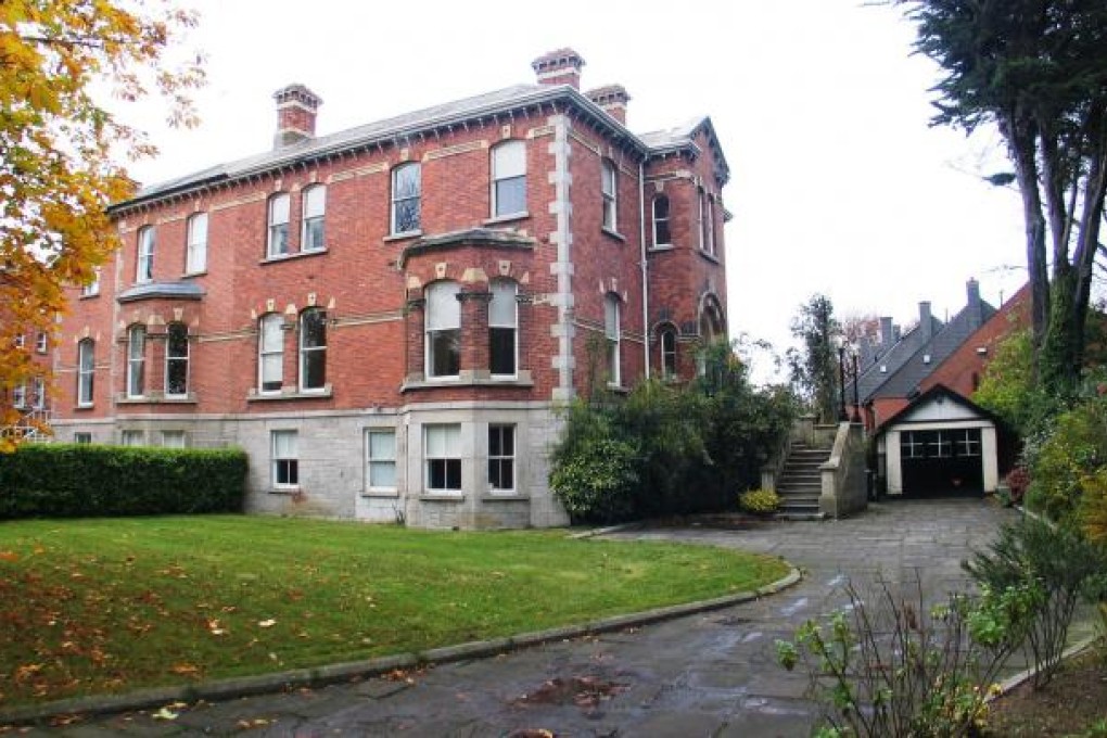 The former home of Thomas McFeely, former IRA hunger striker and property developer, in the Ballsbridge area of Dublin, one of the Irish capital's most affluent areas. Photo: Bloomberg