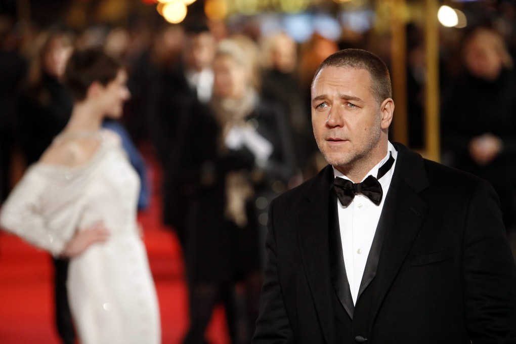 Russell Crowe appearing at the London premiere of Les Miserables last week. Photo: EPA