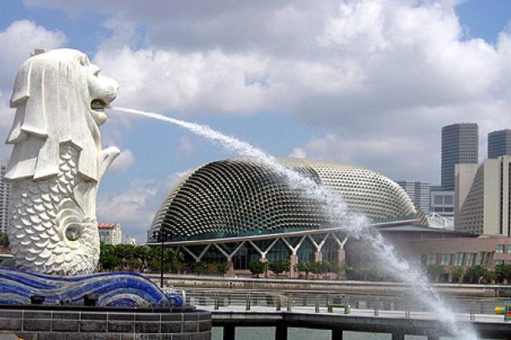 The Merlion statue on the Singapore waterfront. Photo: SCMP Picture