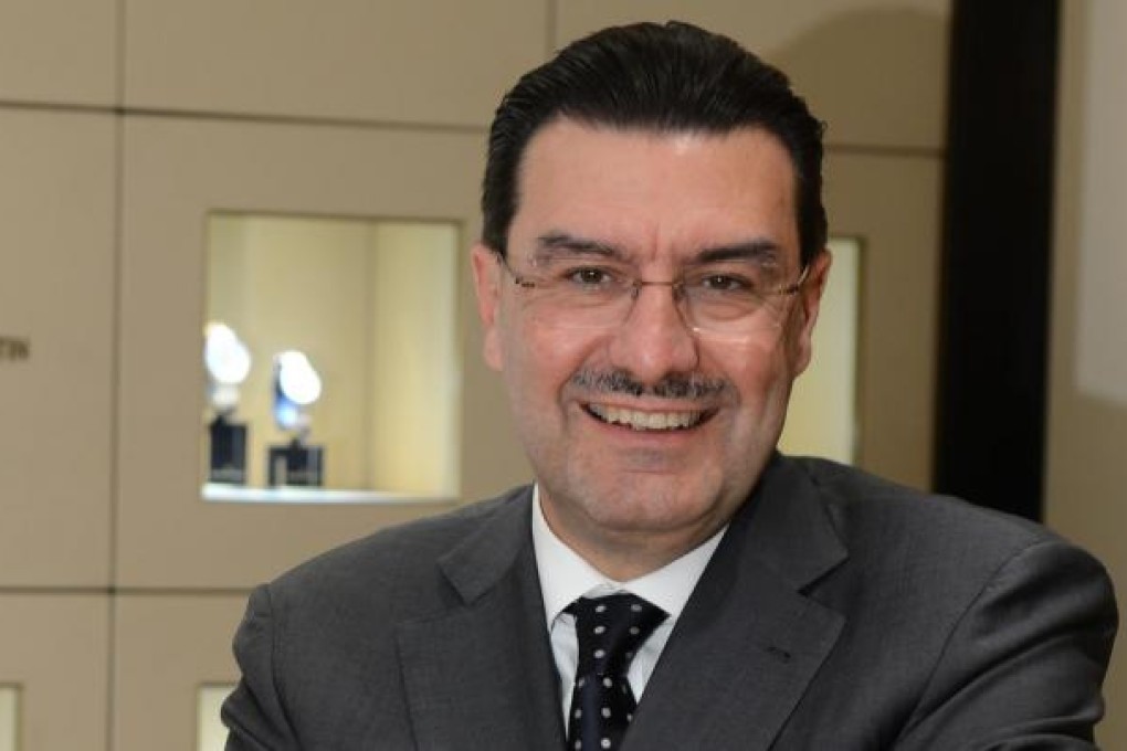Juan-Carlos Torres, CEO of Vacheron Constantin, says revenue-per-store on the mainland is higher than in Hong Kong. Photo: SCMP