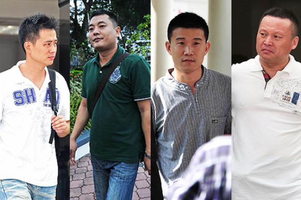 Chinese bus drivers (from left to right) Gao Yueqiang, Liu Xiangying, He Junling and Wang Xianjie. Photos: Xinhua