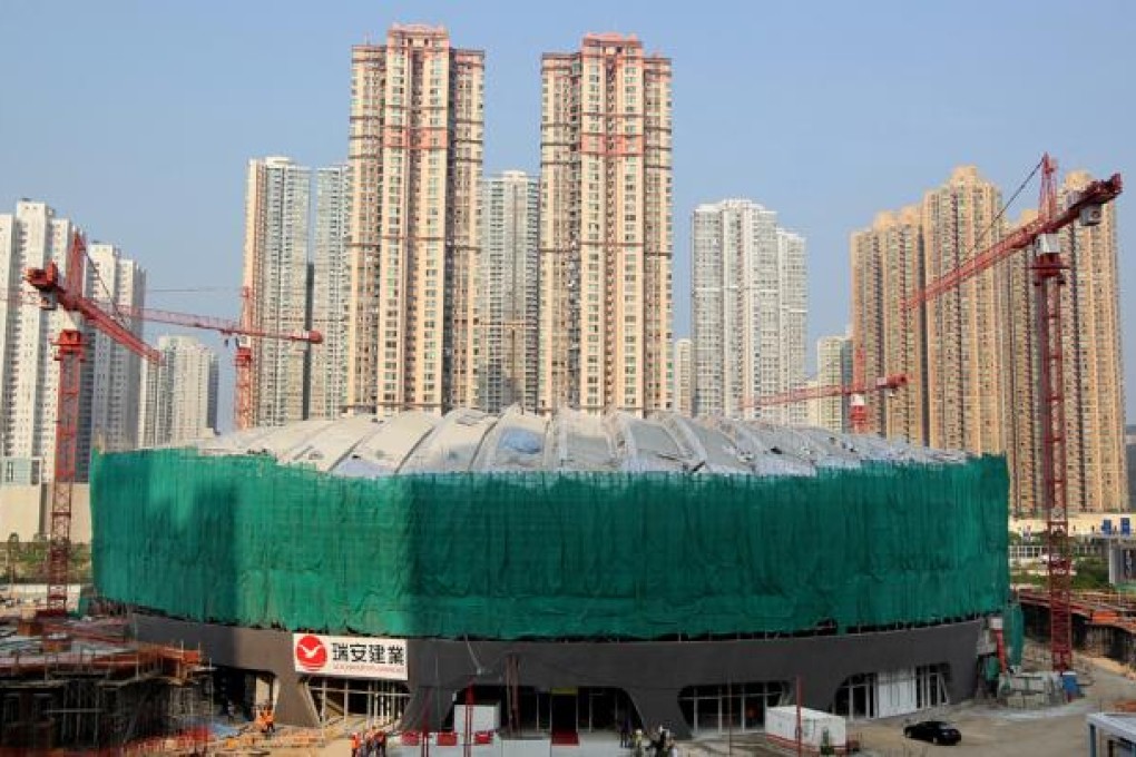 Construction in Tseung Kwan O. Photo: Dickson Lee