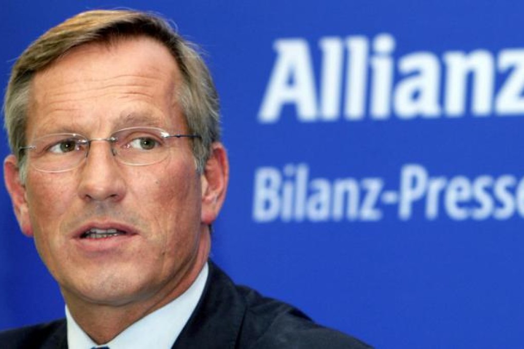 Allianz chairman Michael Diekmann says he learned valuable lessons running the group's businesses in Asia, the US and Europe. Photo: EPA