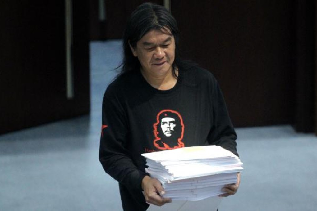 Lawmaker Leung Kwok-hung's filibuster is opposition to the government for its own sake. Photo: K. Y. Cheng