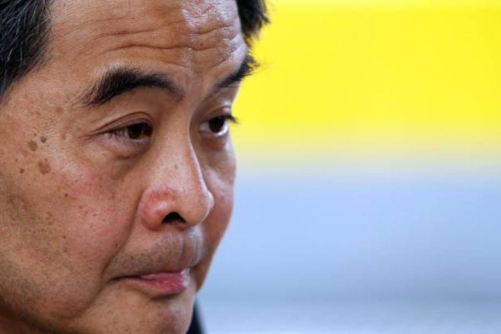 Chief Executive Leung Chun-ying. Photo: Sam Tsang