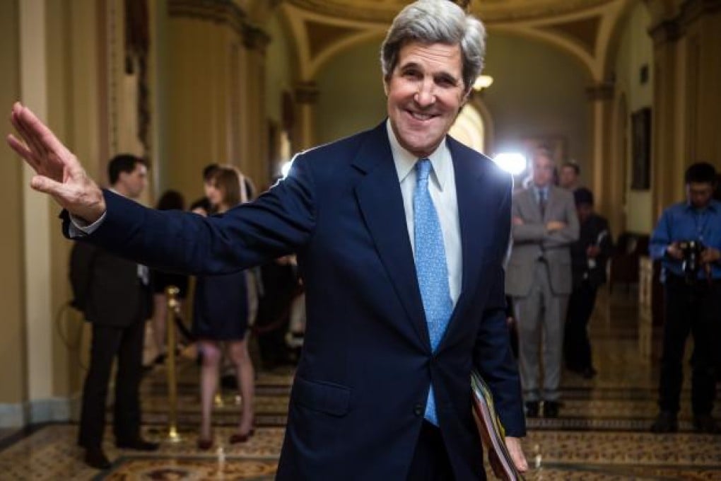 John Kerry backed the congressional push behind China's landmark entry into the World Trade Organisation. Photo: AFP