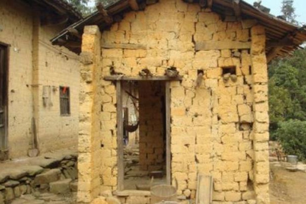 A section of a farmer's house in Zhaoping county, Guangxi province. Photo: SCMP Pictures