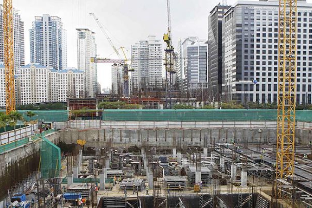 The Bonifacio Global City business district in Manila, where rents are already catching up with the nearby Makati district. Photo: Reuters