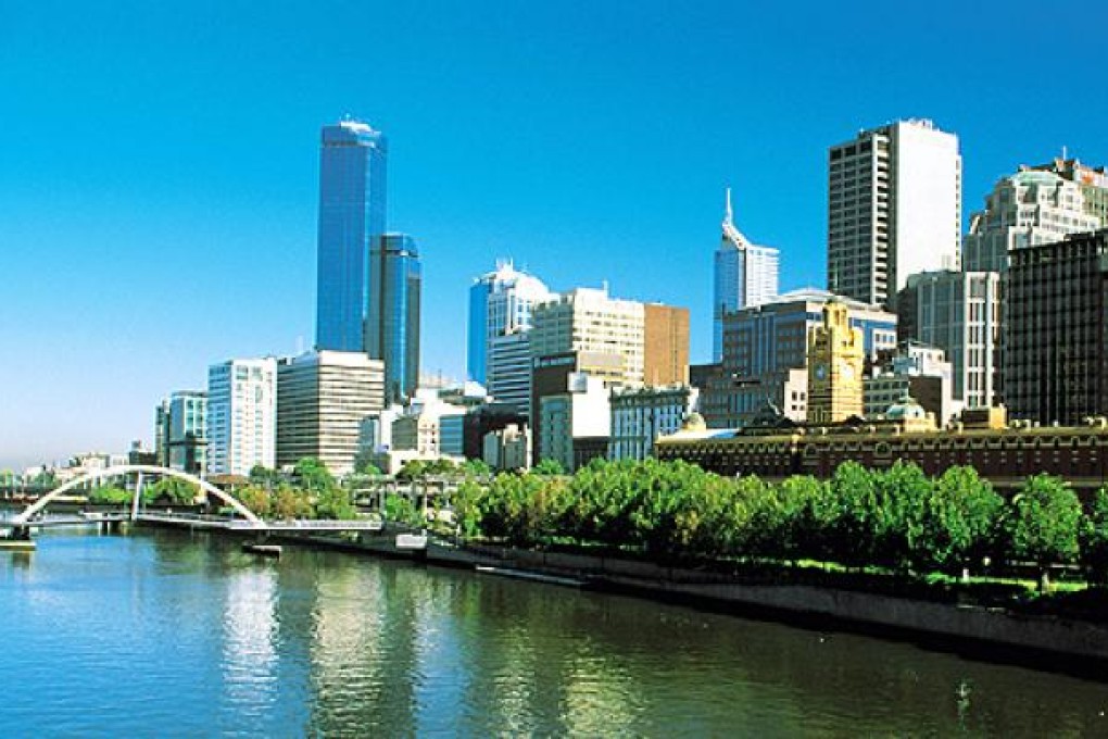Melbourne's central business district. Photo: AFP
