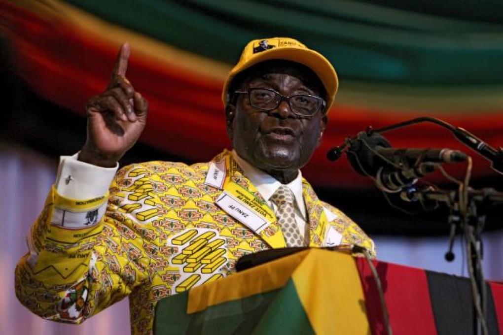 Robert Mugabe will run for Zimbabwe presidential election again next year. Photo: AFP