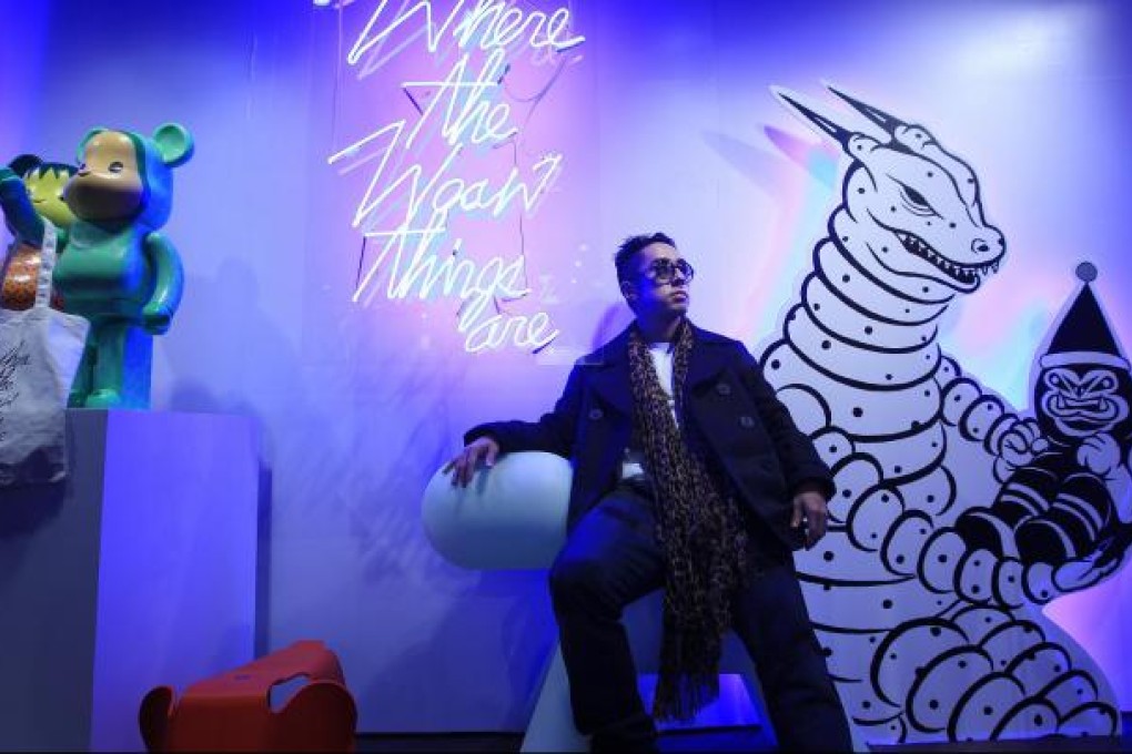 Kevin Poon has stocked the Blitz retail space with lifestyle goods. Photo: Jonathan Wong