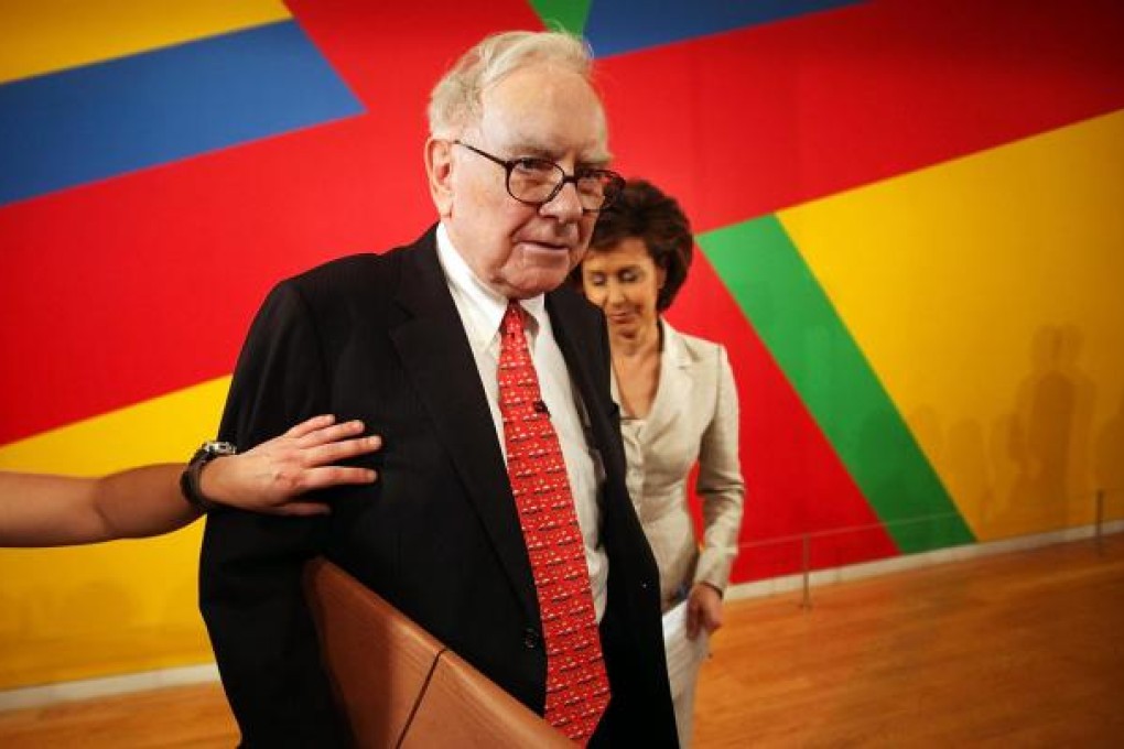 Warren Buffett does not appear to practise what he preaches. Photo: AFP