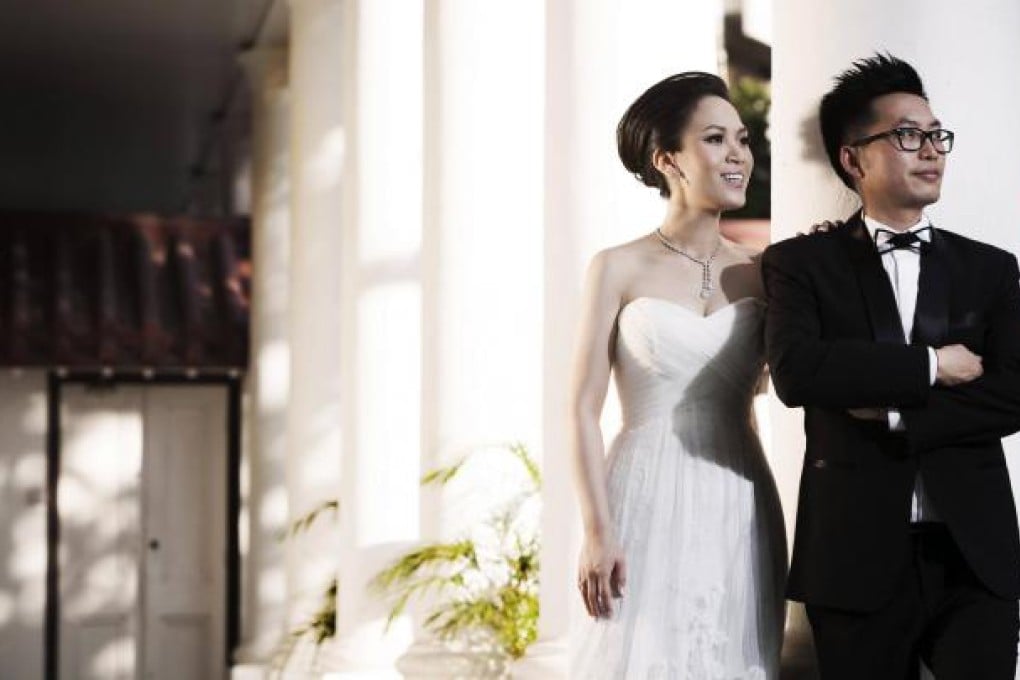 Fannie Cheung, a public relations officer and Yu Lau, a chef, met in 2010 when they were introduced by friends. They married on November 10.