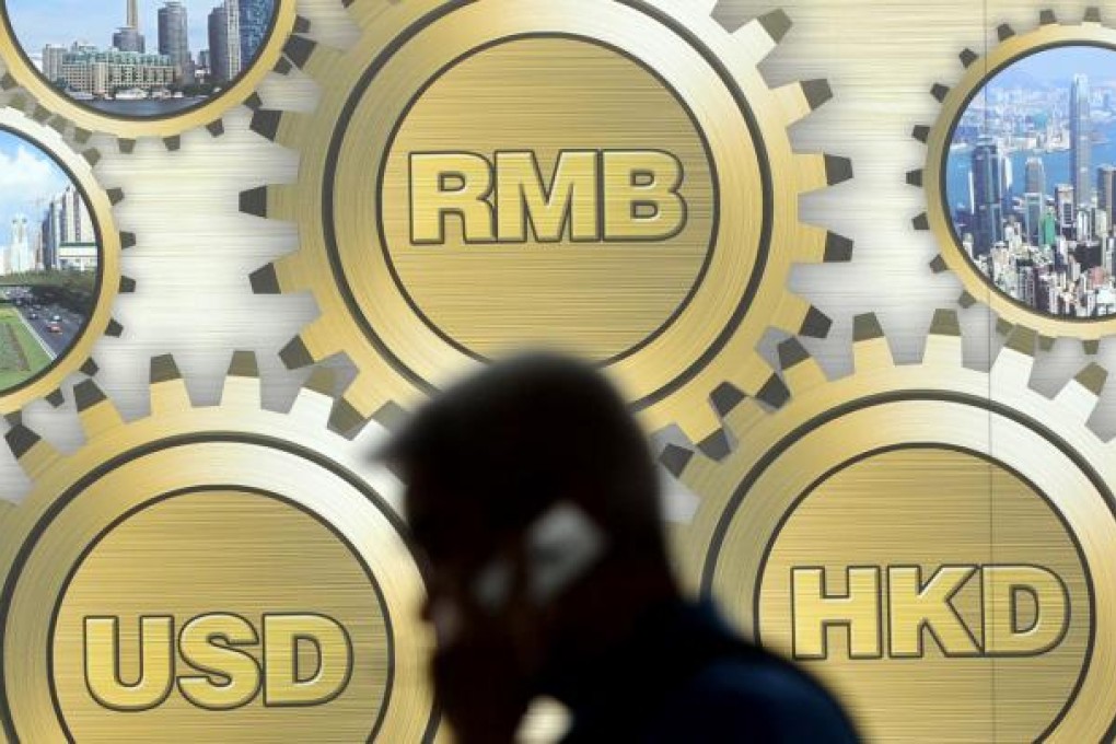 The Monetary Authority has been pouring Hong Kong dollars into the market to maintain the city's currency peg. Photo: AFP